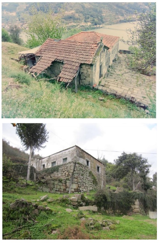 A picture containing grass, outdoor, mountain, house

Description automatically generated